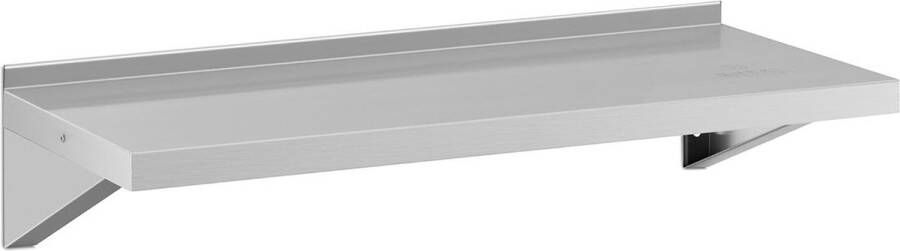 Royal Catering Wandplank RVS 100x40 cm tot 80 kg