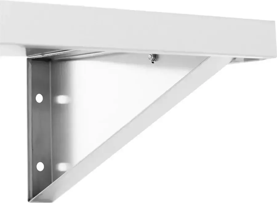 Royal Catering Wandplank RVS 180 x 40 cm tot 80 kg - Foto 2