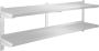 Royal Catering Wandrek Keukenrek Kruidenrek 2 planken 160 cm - Thumbnail 1