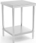 Royal Catering Roestvrij stalen werktafel 60 x 60 cm 150 kg laadvermogen - Thumbnail 1