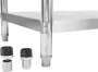 Royal Catering Werktafel roestvrij staal 100 x 60 cm met opstaande rand Max. belasting 114 kg - Thumbnail 2