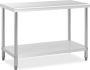 Royal Catering Werktafel Roestvrij staal 120 x 60 cm Max. belasting 137 kg - Thumbnail 2
