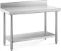 Royal Catering Werktafel – rvs werktafel 120 x 60 cm opstaande rand 137 kg capaciteit - Thumbnail 1