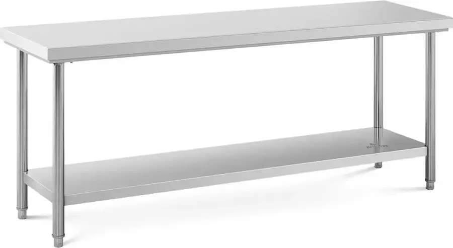 Royal Catering Werktafel – rvs werktafel 200 x 60 cm 195 kg capaciteit