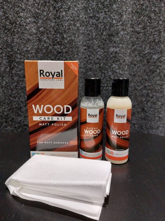 Royal furniture care 2x Wood starter care kit 75 ml