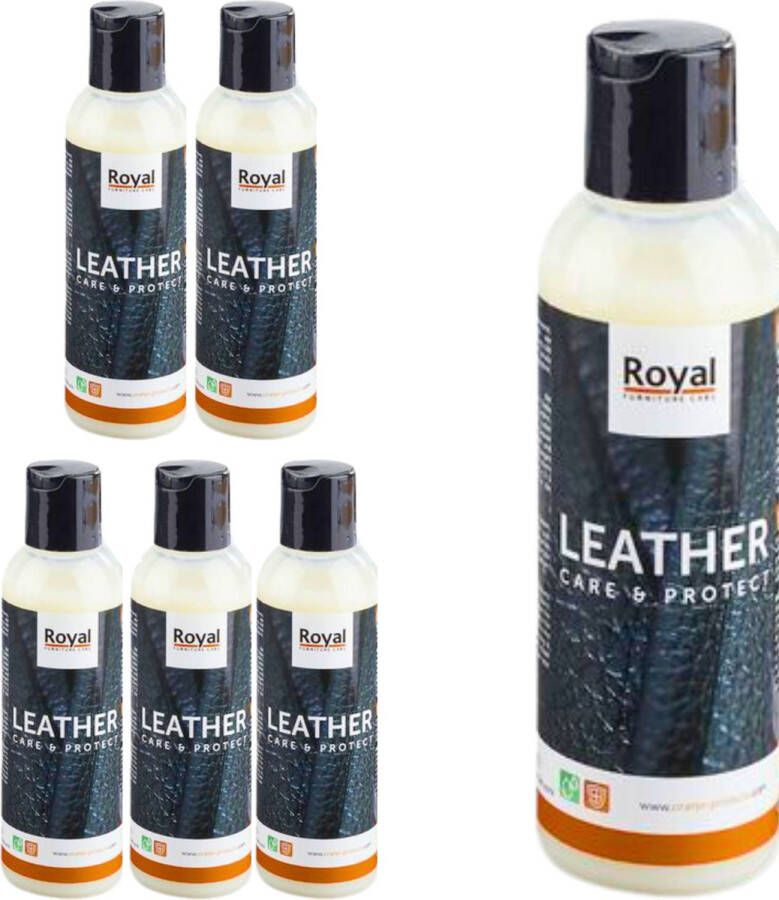 Royal furniture care Leather Care & Protect 6-Pack 6 x 75 ml