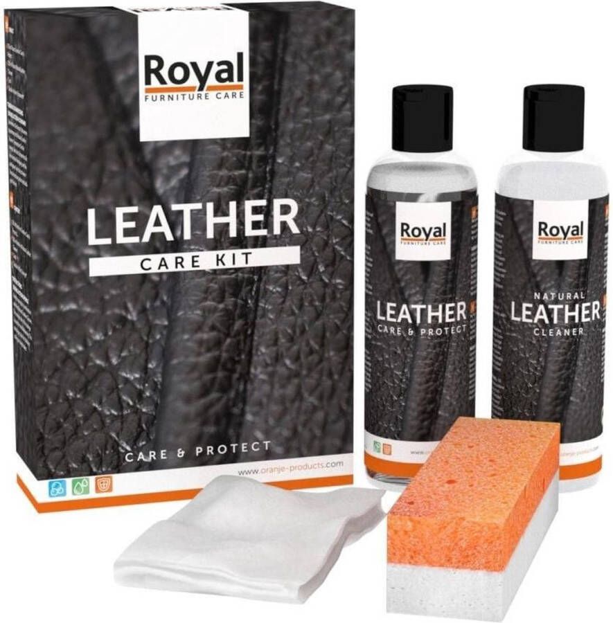 Royal furniture care Leather Care Kit Care & Protect 2 x 75ml