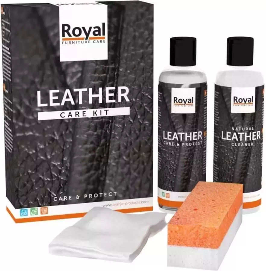 Royal furniture care Leather Care Kit Care & Protect Set 2x 150ml
