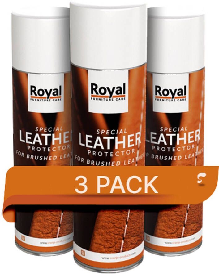 Royal furniture care Leather protector spray 3 pack (3 x 500 ml)