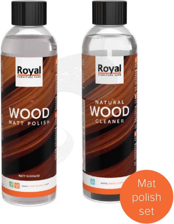 Royal furniture care Matt polish set wood care set 2 x 250 ml