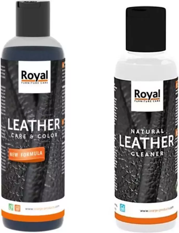 Royal furniture care Natural leather Cleaner & care and color grafietgrijs