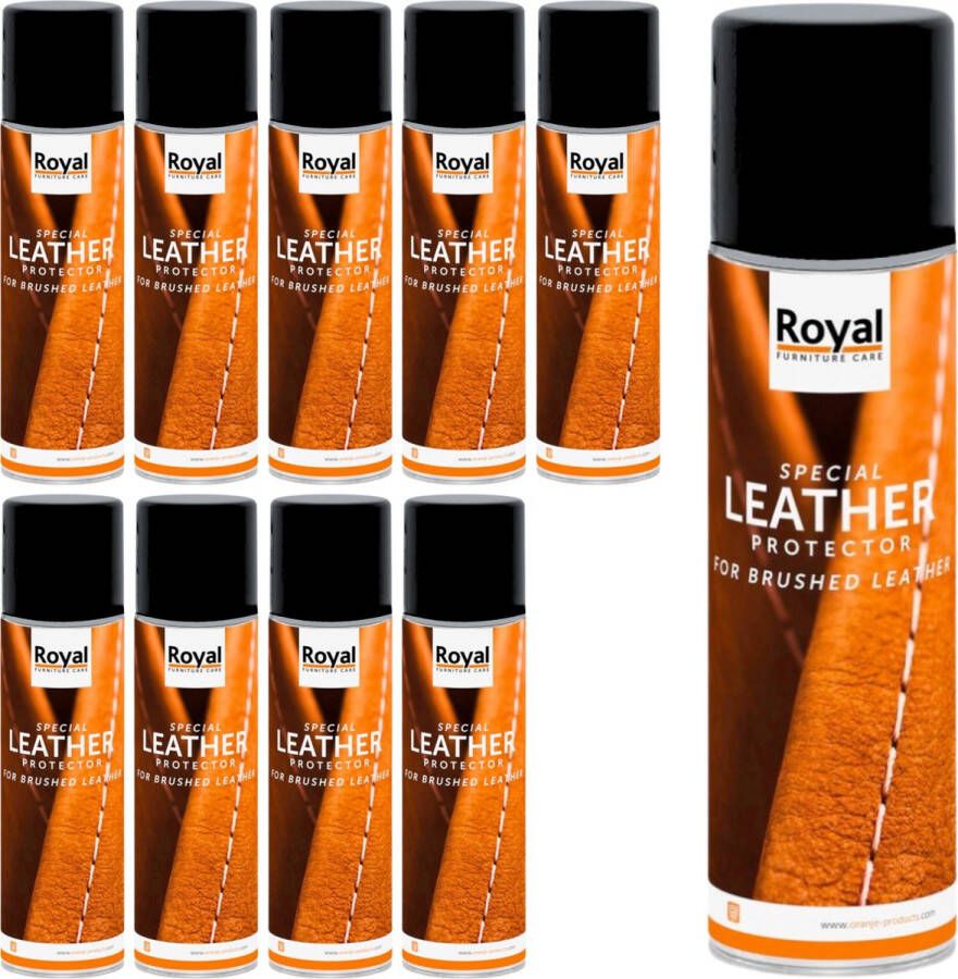 Royal furniture care Royal Brushed Leather Protector Spray 10 x 250ml
