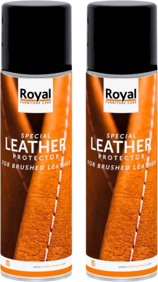 Royal furniture care Royal Brushed Leather Protector Spray 2 x 250ml
