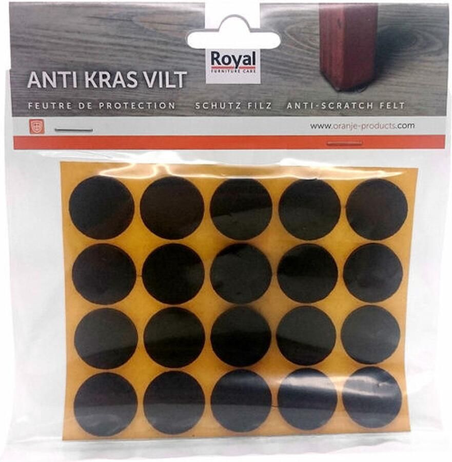 Coppens Royal Furniture Care Oravilt Vilt 22mm 40 stuks bruin