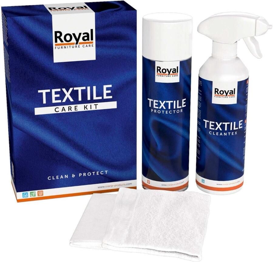 Royal furniture care Textile Care Kit Protector en Spray 500 ml Transparant Vloeistof Textiel