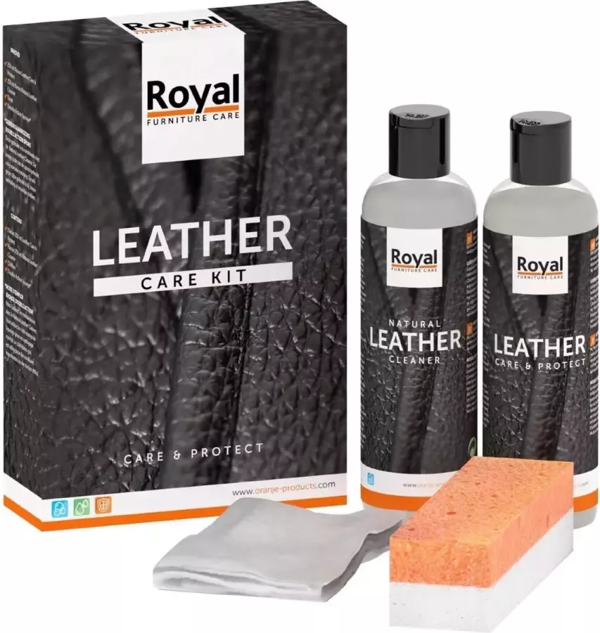 Royal furniture care Leather Care Kit Care & Protect 2 x 250ml