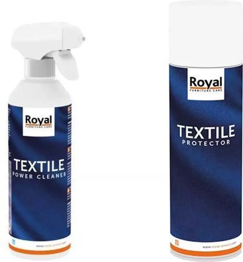 Royal furniture care Textiel power cleaner + Textiel protector