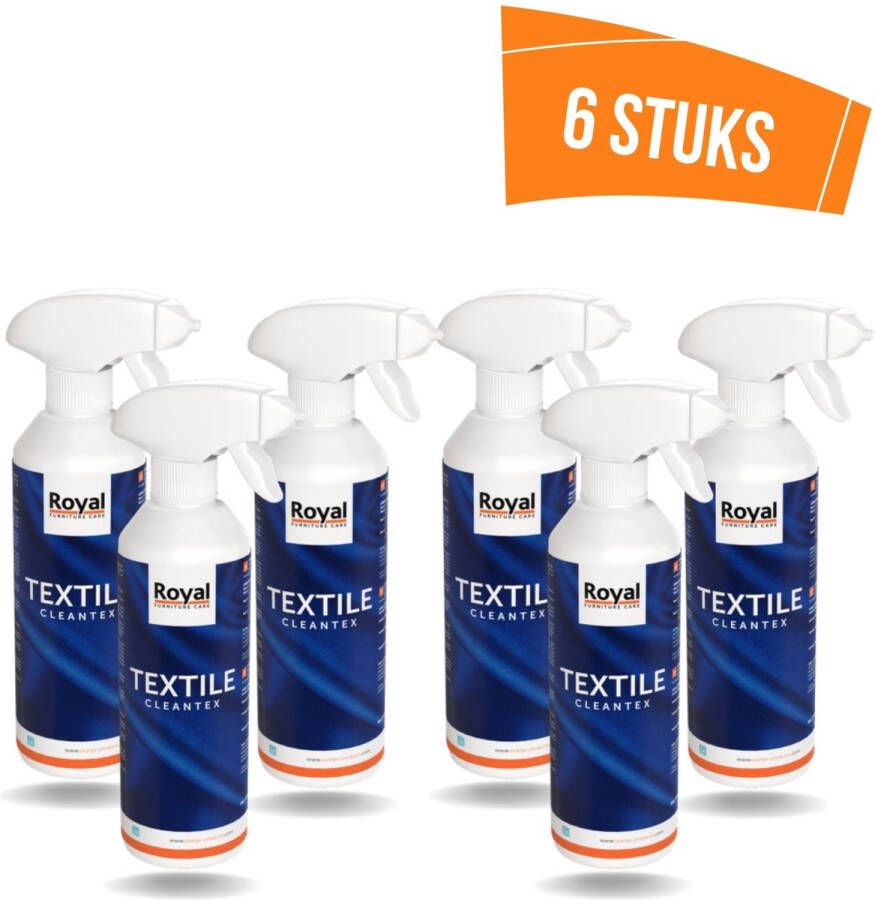 Royal furniture care Textile vlekkenspray Textiel vlekkenspray 6-pack 3000ml+ (Gratis) 1 stuk Microvezel Doek - Foto 2