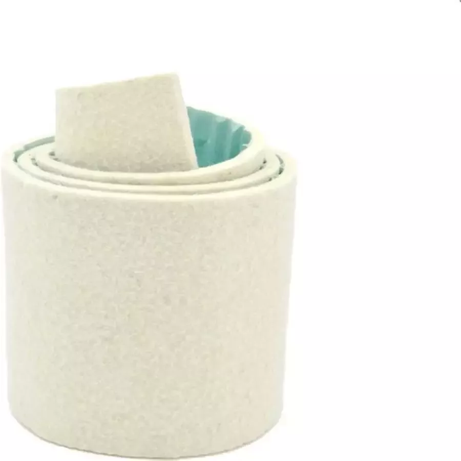 Royal furniture care zelfklevende viltstroken Wit 10 cm en 100 cm Lang (Per Stuk)