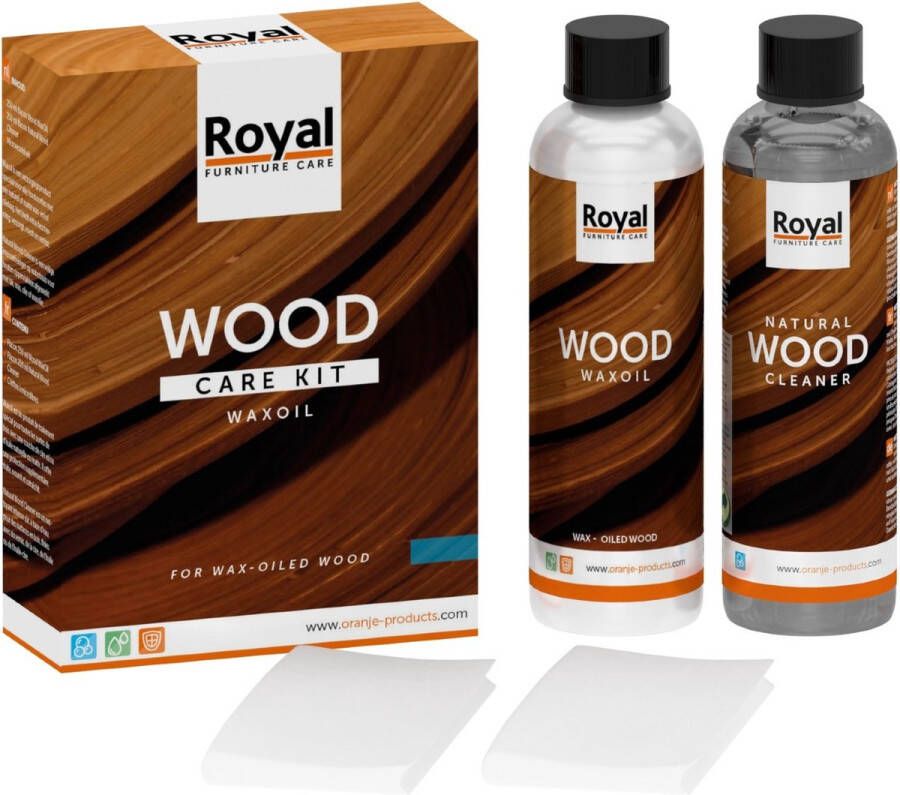 royal furniture care WaxOil Wood Care Kit 2 x 250ml