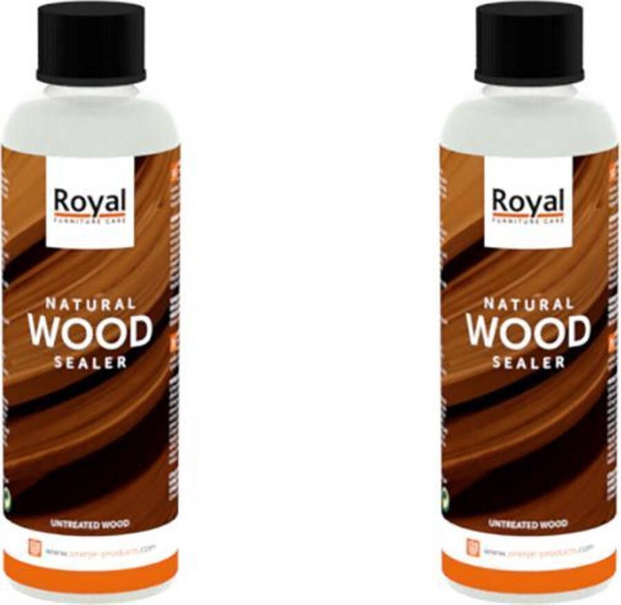 Royal furniture care Wood sealer Transparant 500ml 2-pack
