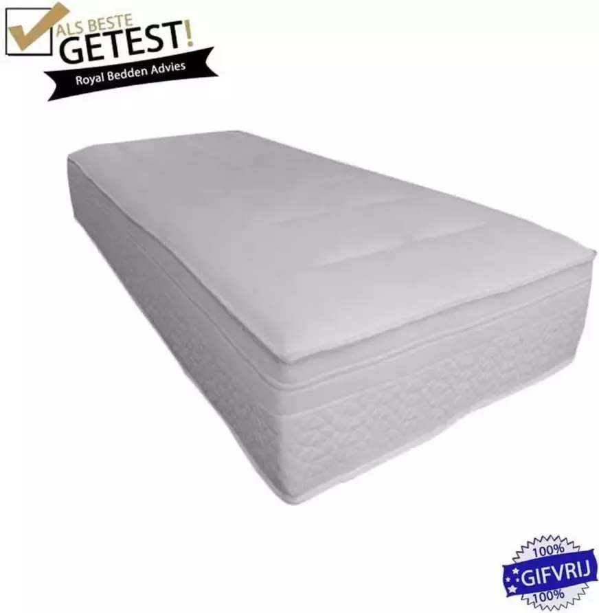 Royalbedden.nl Matras platinum+ Pocket koudschuim traagschuim 180x210