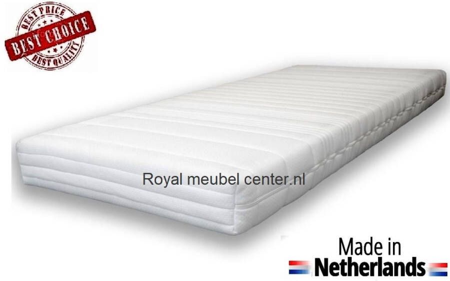 Royalmeubelcenter.nl Actie matras 80x180 x14 cm met anti-allergische wasbare hoes.