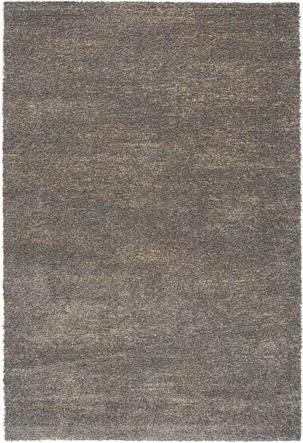 Rugsman Camel Mehari 023.0600.7777 Vloerkleed 200 x 200 cm Bruin Rectangular Round Polypropylene Woonkamer Gespikkeld Shaggy Hoogpolig Landelijk Modern