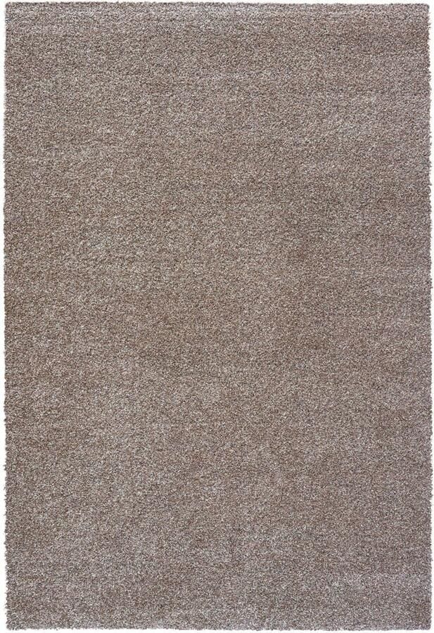 Rugsman Camel Mehari 023.0600.8787 Vloerkleed 200 x 200 cm Bruin Rectangular Round Polypropylene Woonkamer Gespikkeld Shaggy Hoogpolig Modern