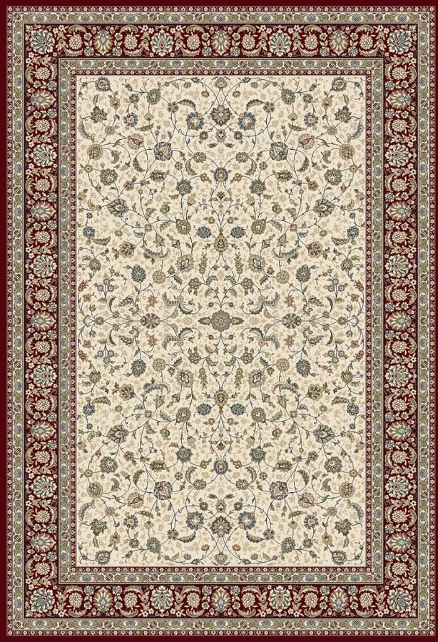 Rugsman Classico 057.0221.6414 Vloerkleed 80 x 300 cm Ivory Rectangular Runner Polypropylene Dining room Living room Floral Classic