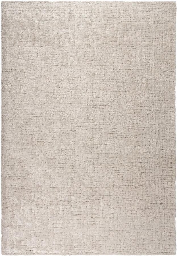 Rugsman Kyoto 014.0500.2323 Vloerkleed 160 x 230 cm Beige Rechthoekig Polyester Eetkamer Woonkamer Slaapkamer Effen Modern Landelijk