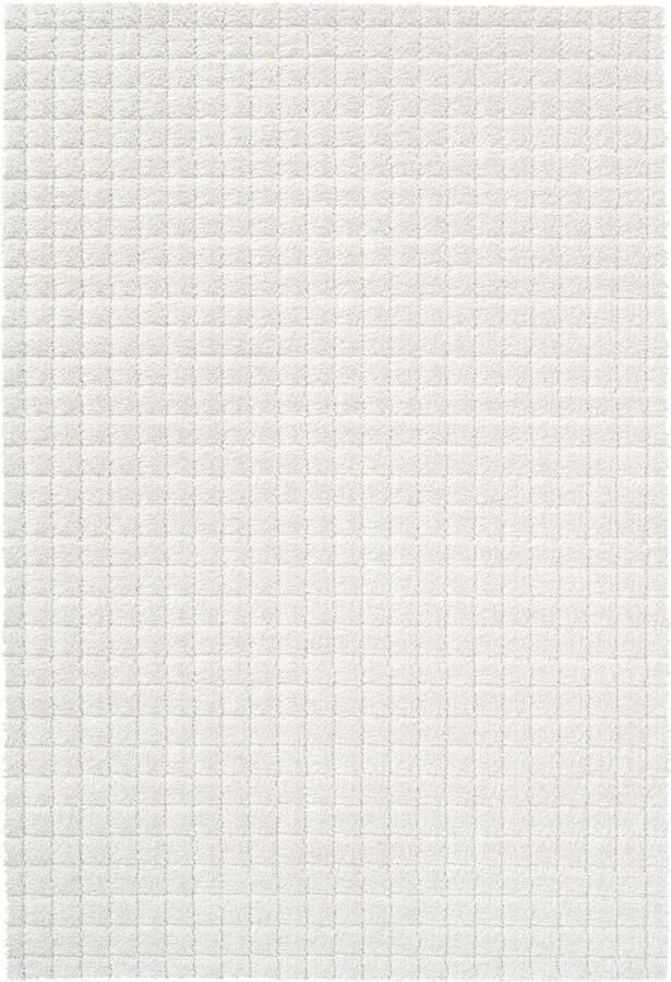 Rugsman Kyoto 014.0010.6161 Vloerkleed 240 x 340 cm Ivoor Rectangular Polyester Woonkamer Geometrisch Shaggy Hoogpolig Scandinavisch Modern - Foto 2