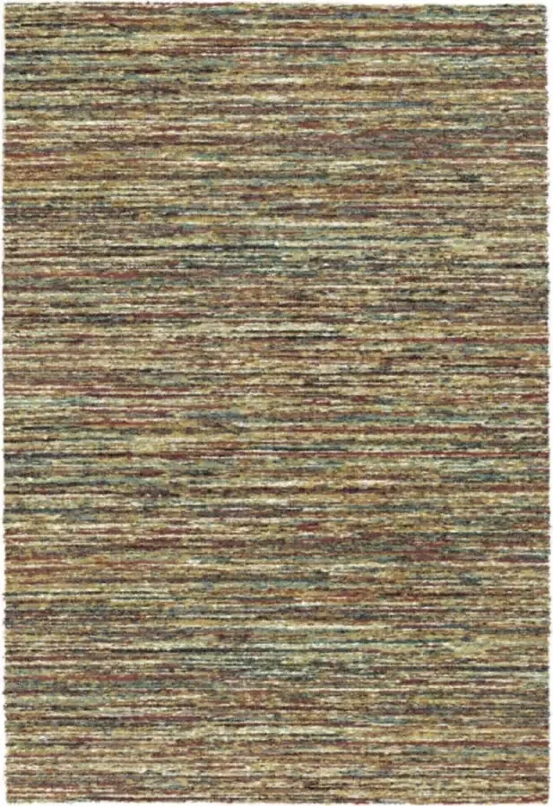 Rugsman Camel Vloerkleed 160 x 230 cm Veelkleurigcolor Rectangular Polypropylene Woonkamer Schakering Shaggy Hoogpolig Modern