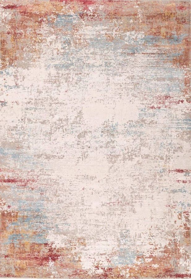 Rugsman Onyx 45 Vloerkleed 160 x 230 cm Beige Rectangular Runner Round Acrylic Bamboo silk Cotton Dining room Living room Abstract Design Modern