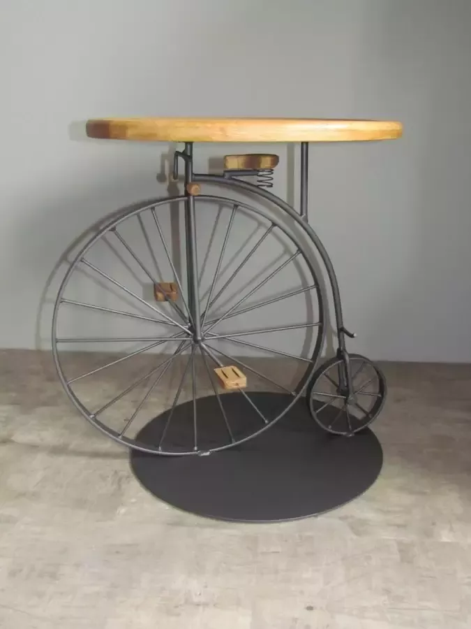 Rustic Delight Table d'Appoint Rapide Bijzettafel Hoge bi Vélocipède - Foto 2