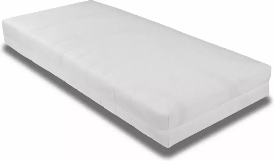 Rustmatrassen.nl Ledikant Matras 60x100 x10cm koudschuim hybrid matras met anti-allergische wasbare hoes tijk met rits