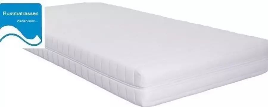 Rustmatrassen.nl Ledikant Matras 60x100 x10cm-SG25-Anti-allergische wasbare hoes met rits