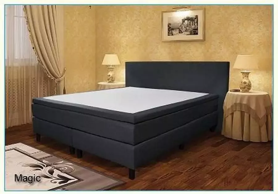 Rustmatrassen.nl Rustmatrassen Roma Boxspring 140x200 cm Zwart