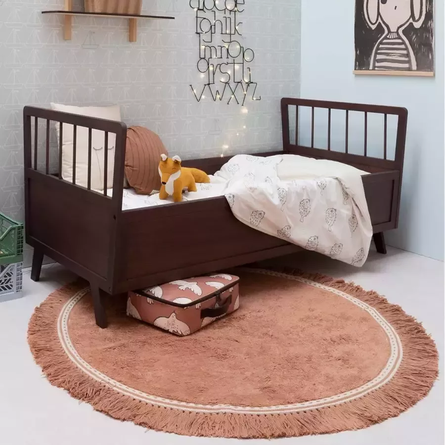 Ruxy Olivia Vloerkleed Ø 110 cm Oud Roze