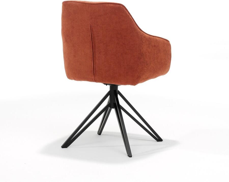 Trendhopper Eetkamerstoel Vicenza draaibaar Copper
