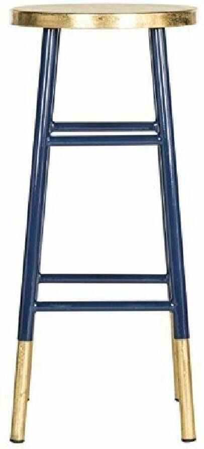 Safavieh Barkruk Blauw Goud