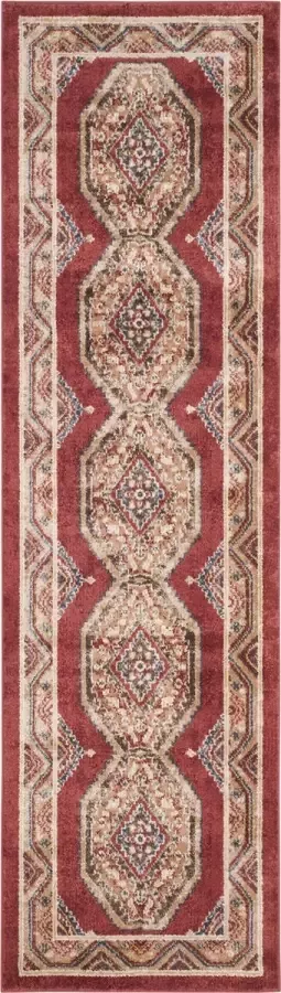 Safavieh Bijar Runner vloerkleed 62x240 cm Rood