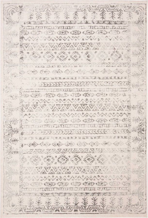 Safavieh Bohemian Woven Indoor Rug Tulum in White 160 X 229 cm