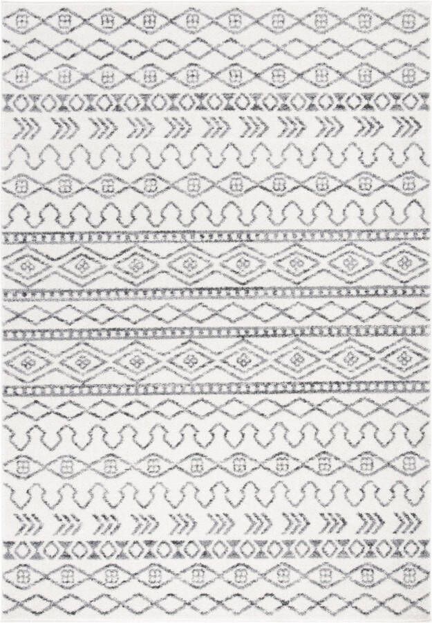 Safavieh Bohemian Woven Indoor Rug Tulum in White 165 X 231 cm