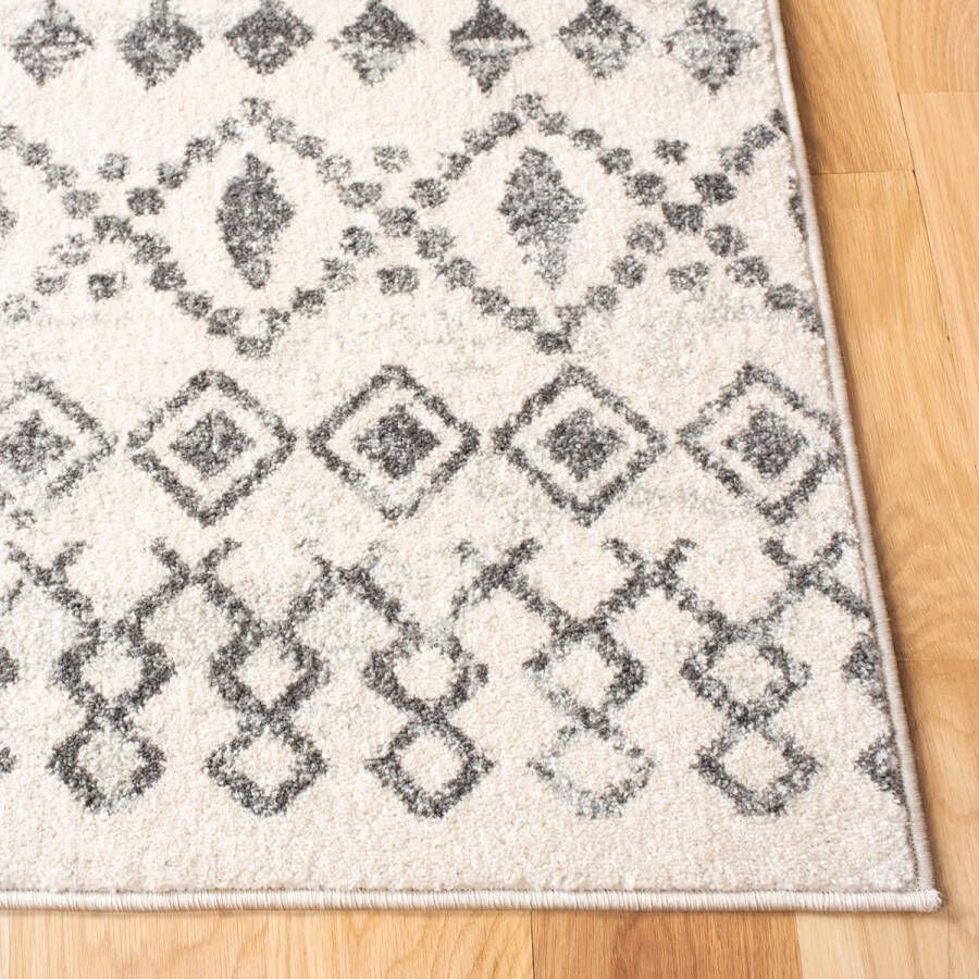 Safavieh Bohemian Woven Indoor Rug Tulum in White 61 X 244 cm