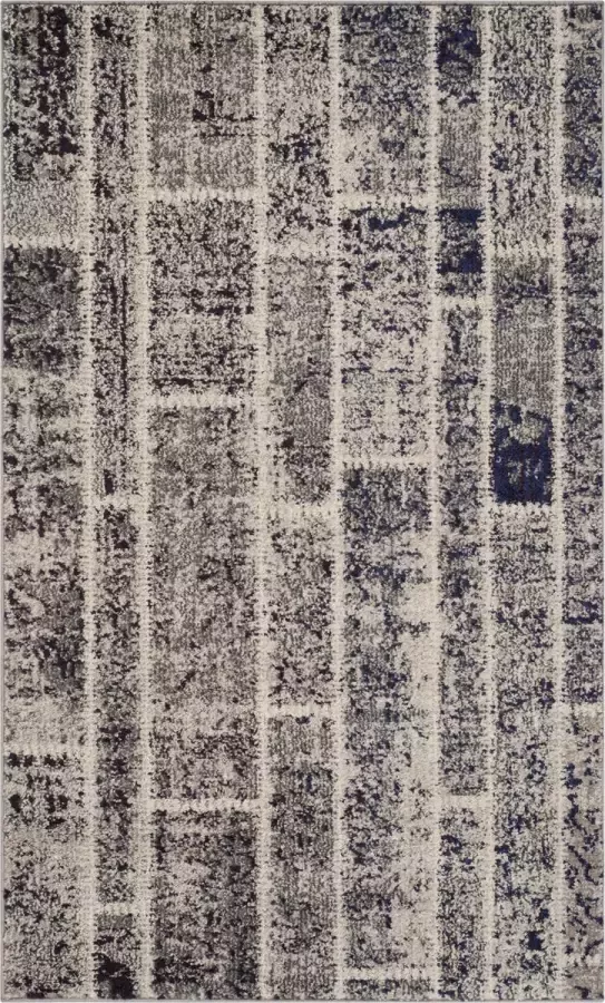 Safavieh Boho Chic Indoor Geweven Vloerkleed Monaco Collectie MNC216 in Grijs & Multi 91 X 152 cm