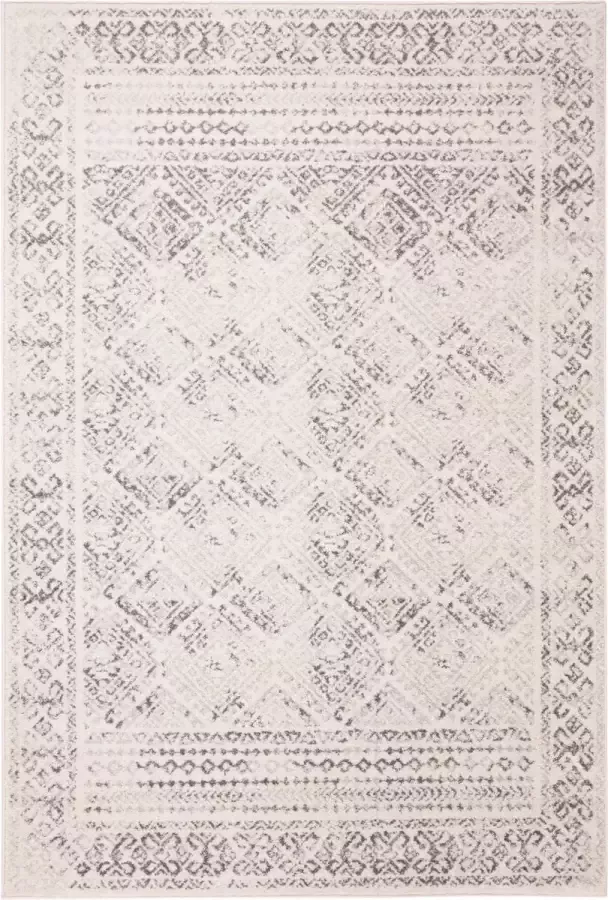 Safavieh Boho Chic Indoor Geweven Vloerkleed Tulum Collectie TUL264 in Ivoor & Grijs 122 X 183 cm