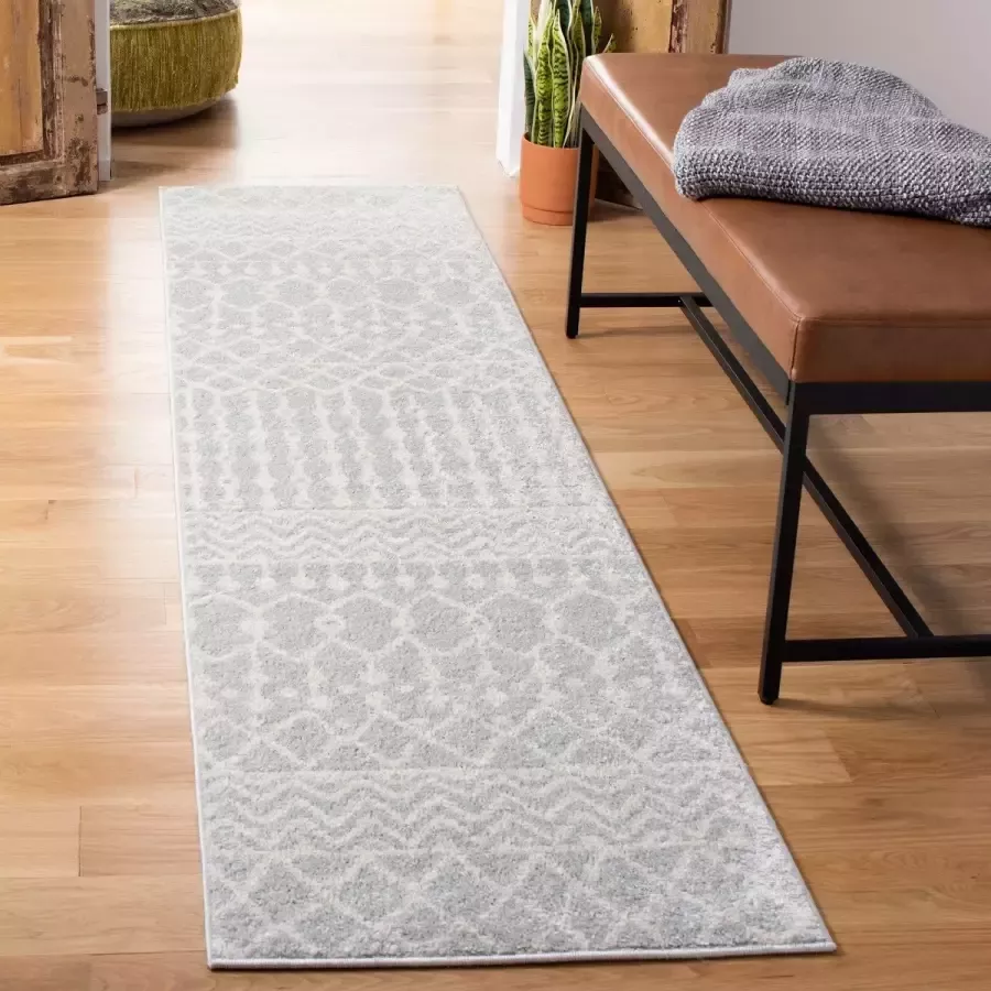 Safavieh Boho Chic Woven Indoor Rug Tulum in Grey 61 X 244 cm