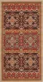 Safavieh Bold & Bright Indoor Geweven Vloerkleed Veranda Collectie VER093 in Rood & Chocolade 79 X 152 cm - Thumbnail 1