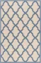 Safavieh Trellis Indoor Outdoor Geweven Gebiedsdeken Beachhouse Collectie BHS122 in Crème & Olijf 201 X 201 cm - Thumbnail 4